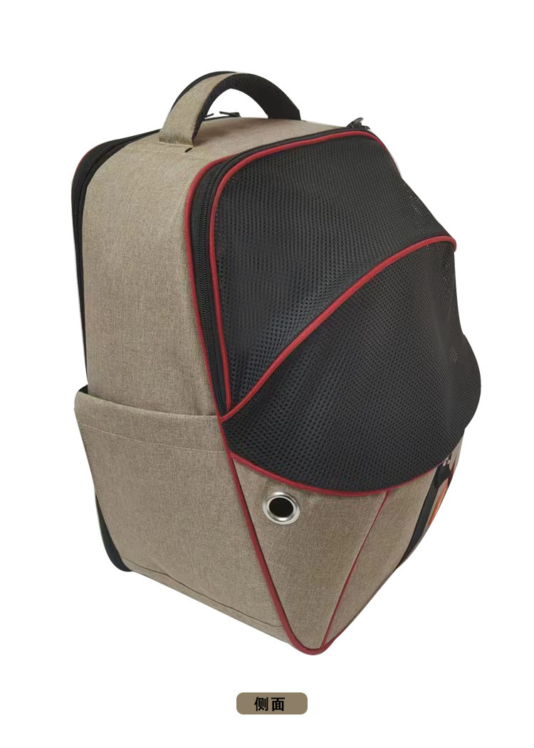 MJ Customized Pet Mesh Backpack Cross border New Cat Bag Breathable Dog Backpack Portable Pet Bag(图8)