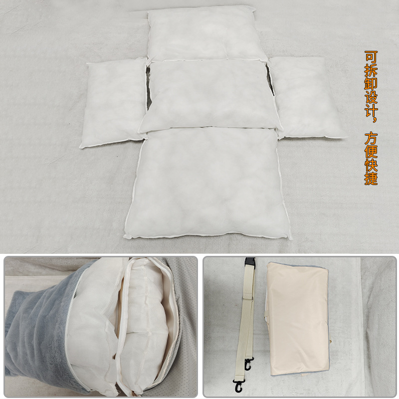 厂家定制宠物车载窝 宠物外出旅行狗垫 便携式汽车座椅手提狗狗窝(图4)